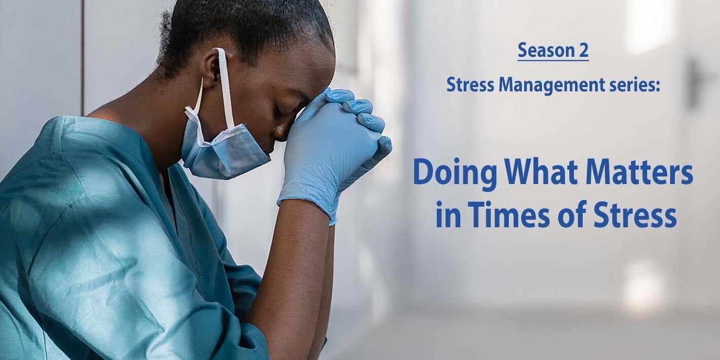 Stress management webinar