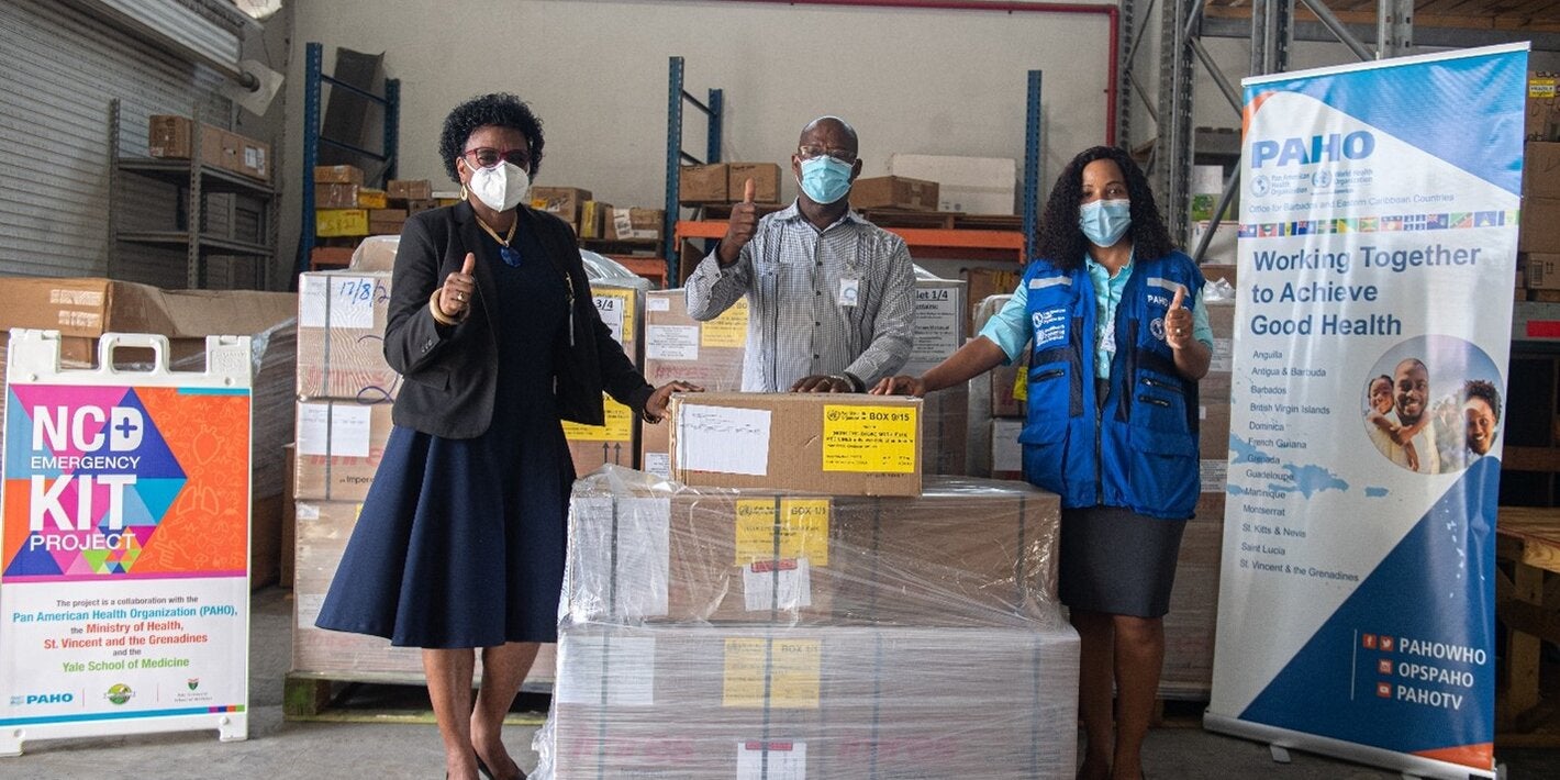 NCD kit arrives to St Vincent