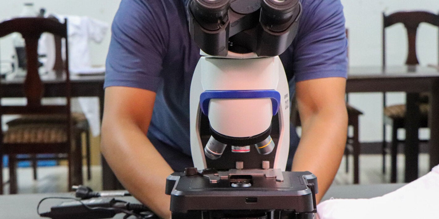 Malaria Microscopy Training in Belize