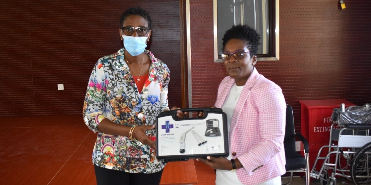 Donation of equipment to Antigua and Barbuda