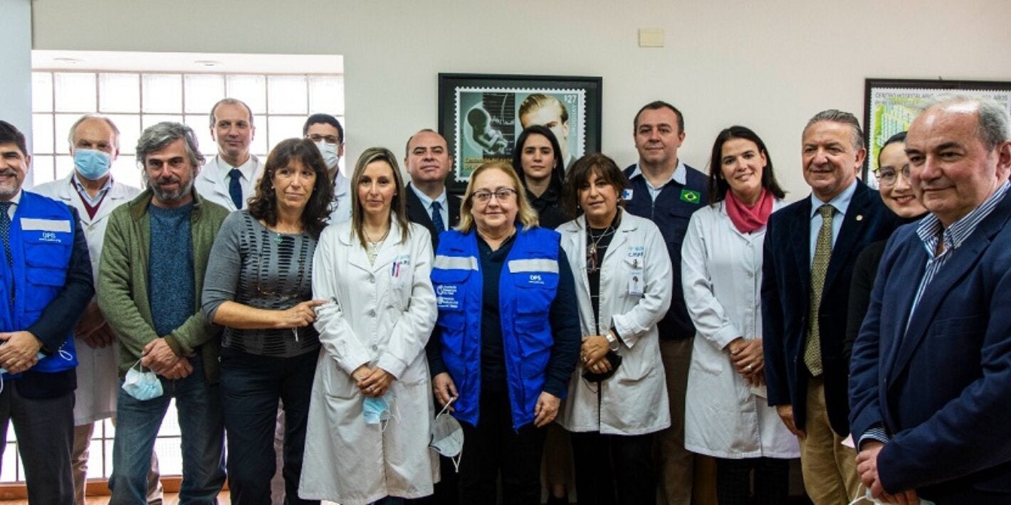 Delegación en el Hospital Pereira Rossell