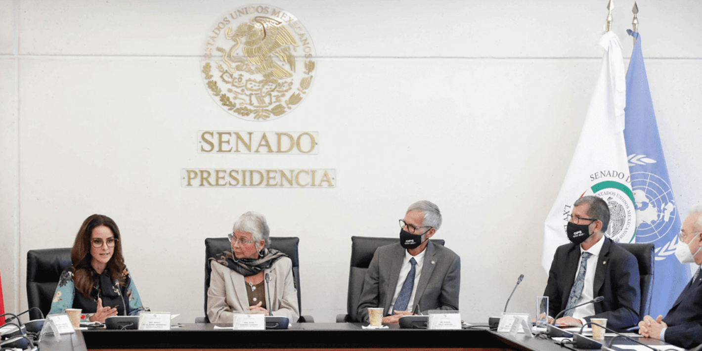 Reunión de OPS con la Comisión de Organismos Internacionales del Senado