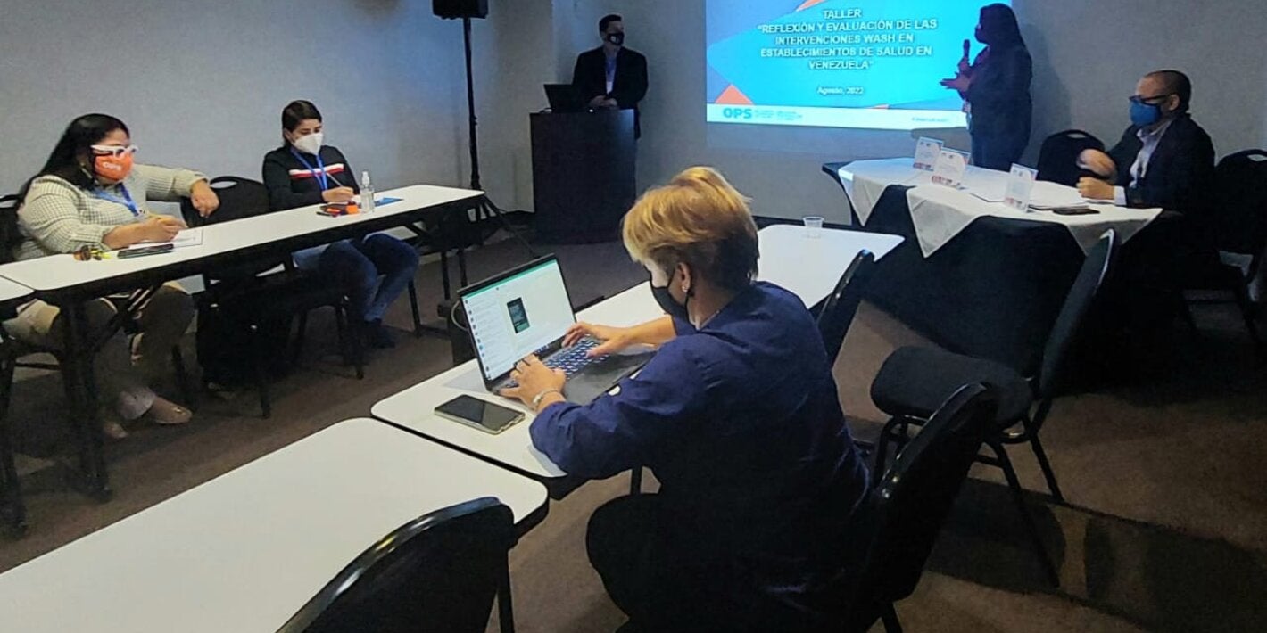 En el taller de evaluación de las estrategias WASH en Venezuela