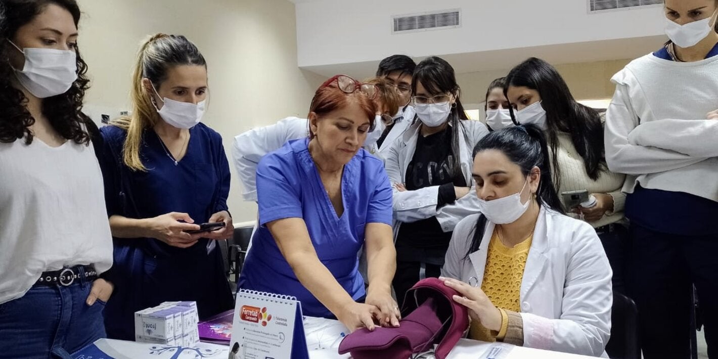 Simuladores siendo utilizados durante una capacitación