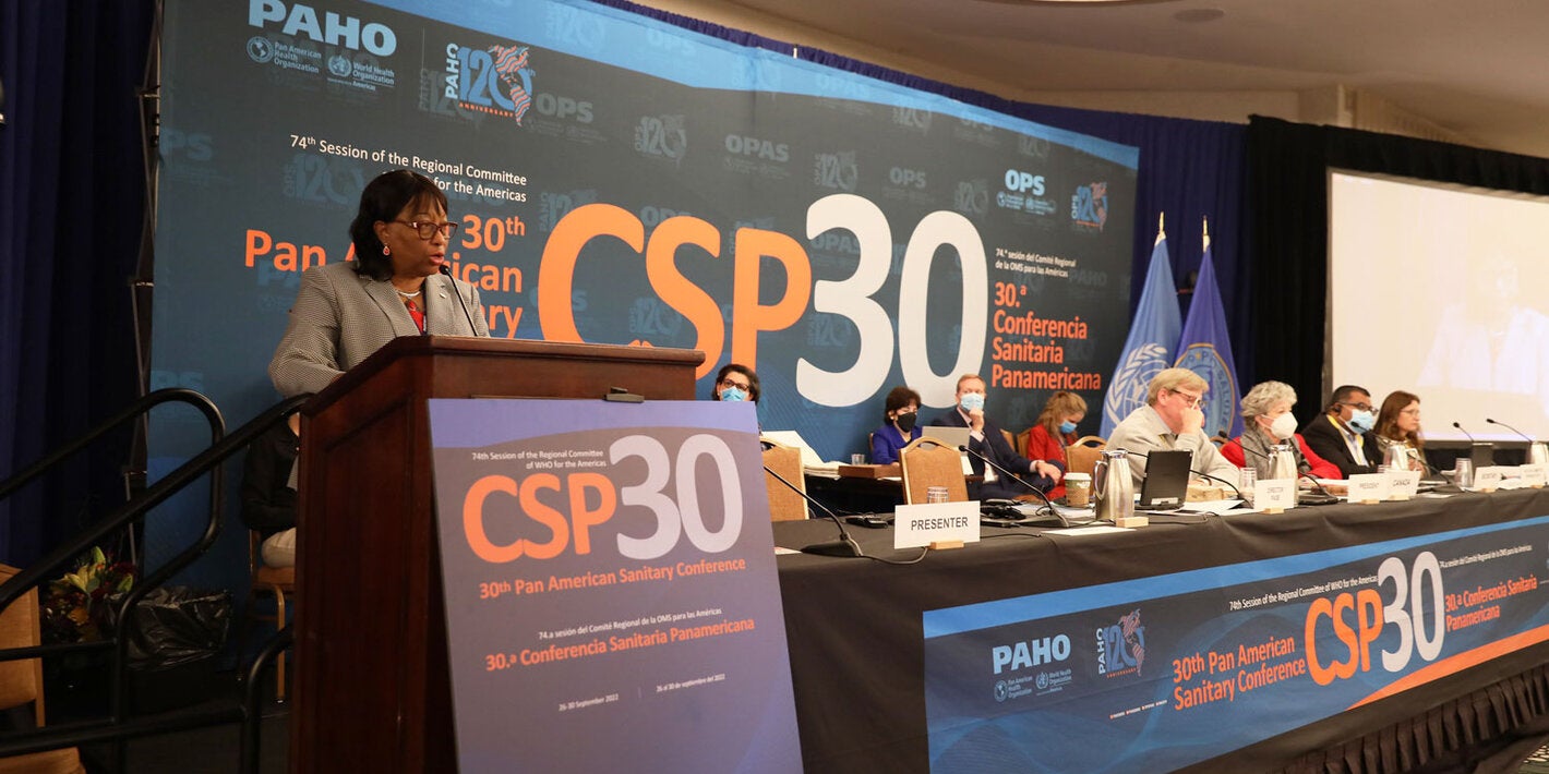 30th Pan American Sanitary Conference ends