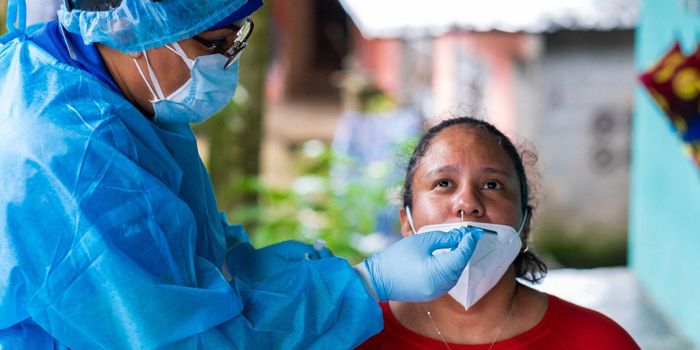 Prueba contra la COVID-19