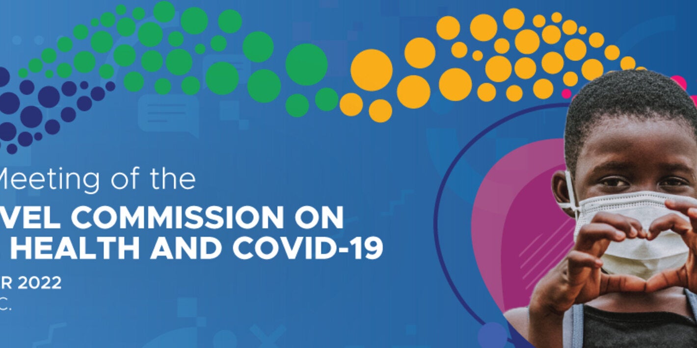 Banner of the Second Meeting of the High Level Commission on Mental Health and COVID-19