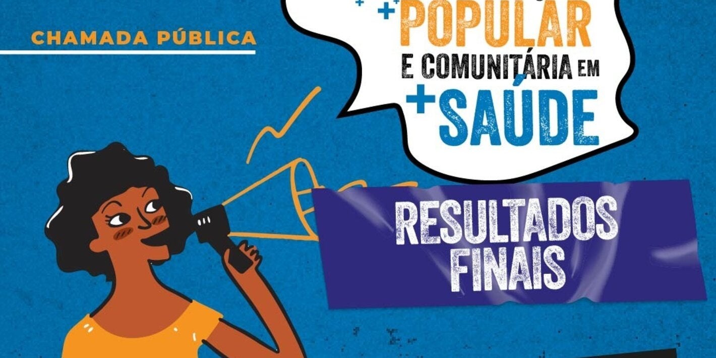 Card que informa a divulgação dos resultados finais da chamada pública