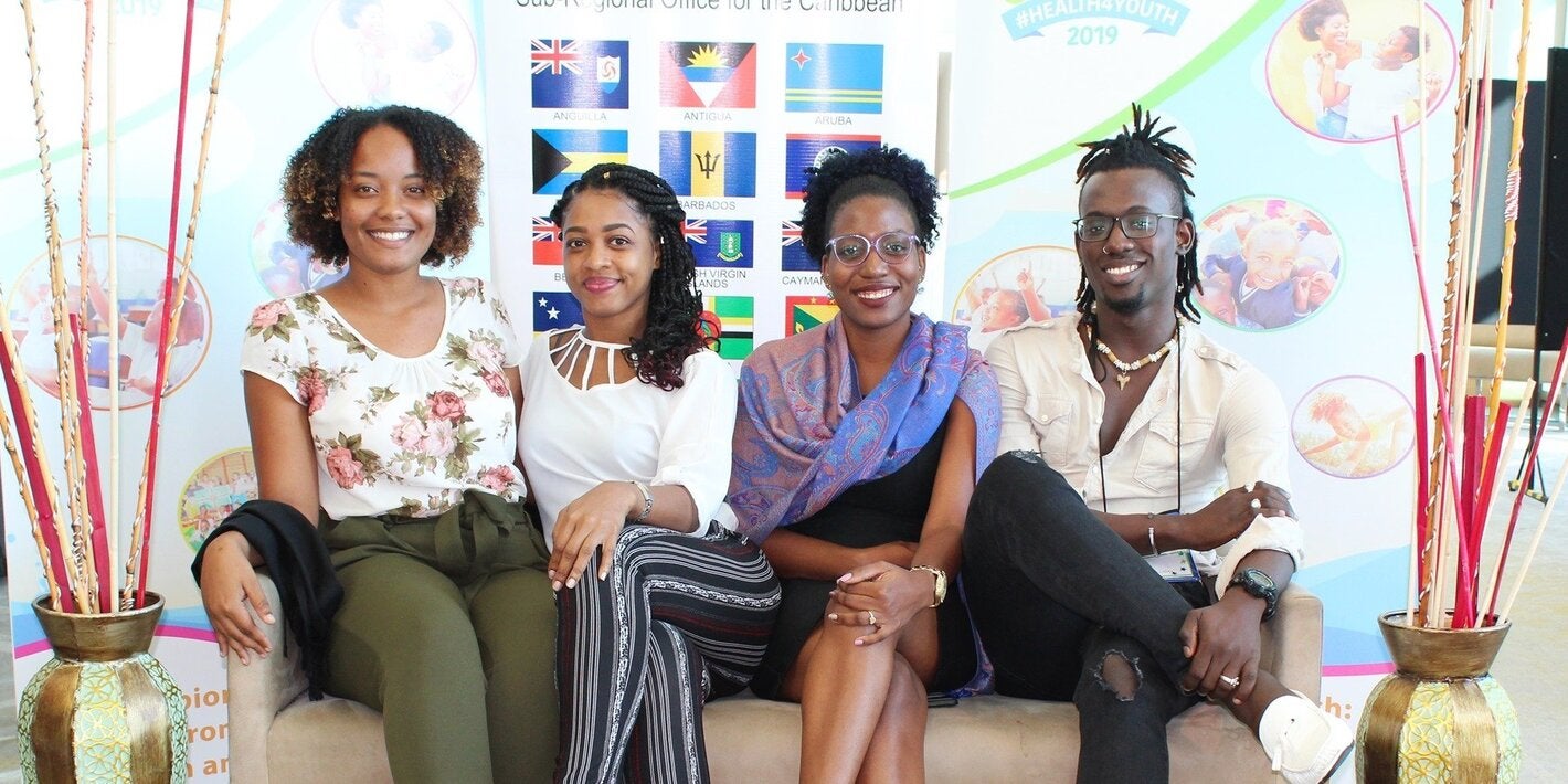 Youth who attended the inagural Caribbean Congress for Youth and Adolescent Health