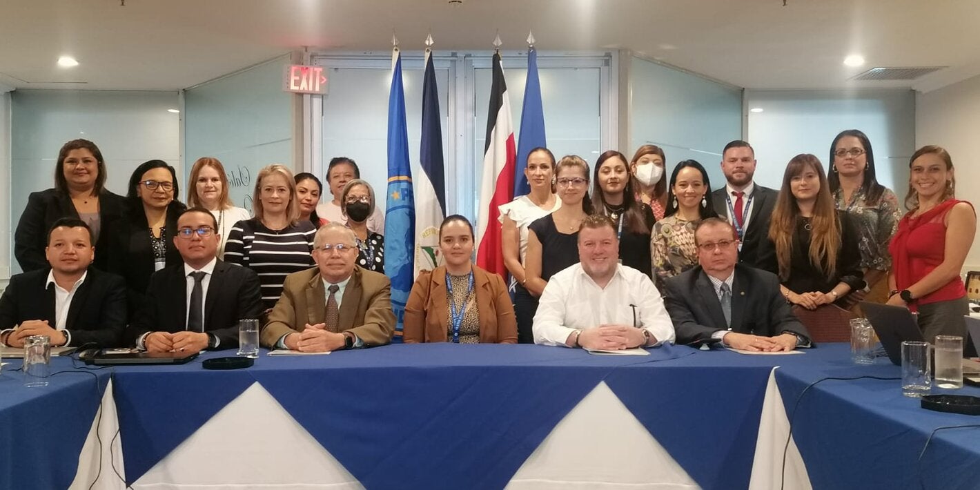 Participantes de la reunión bilateral de Costa Rica y Nicaragua