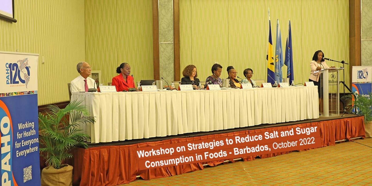 Head table salt and sugar workshop in Barbados