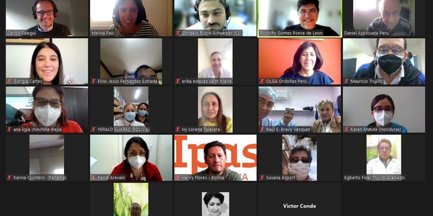 Pantalla participantes curso