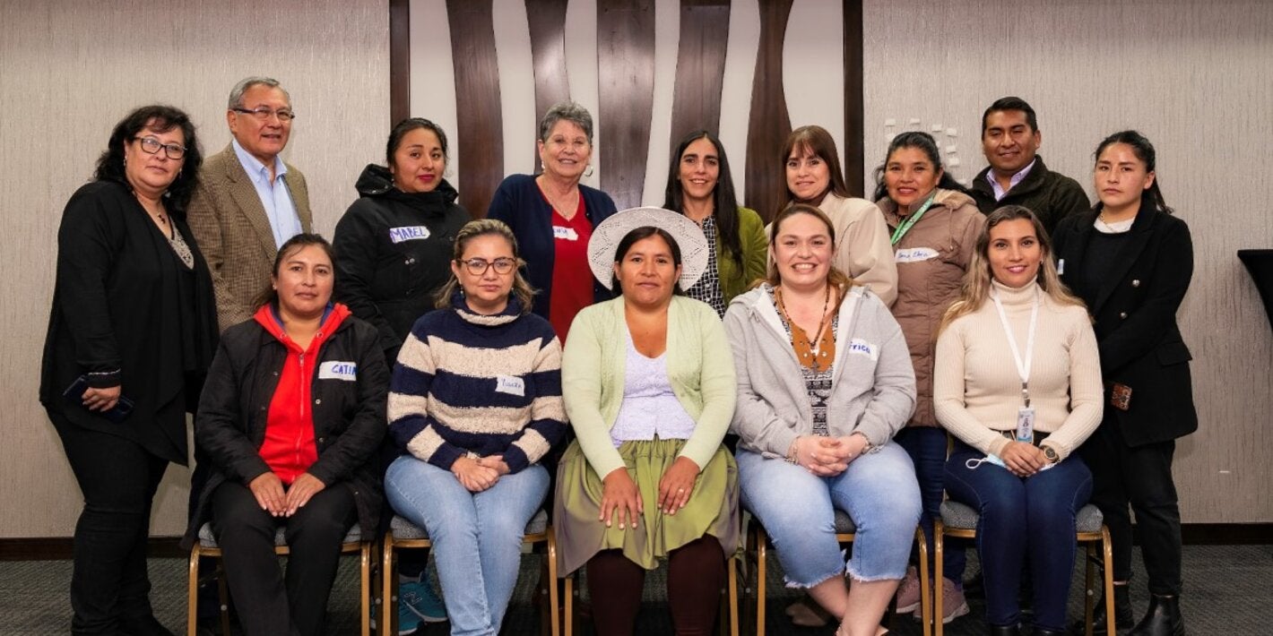 reunion concejalas de Bolivia