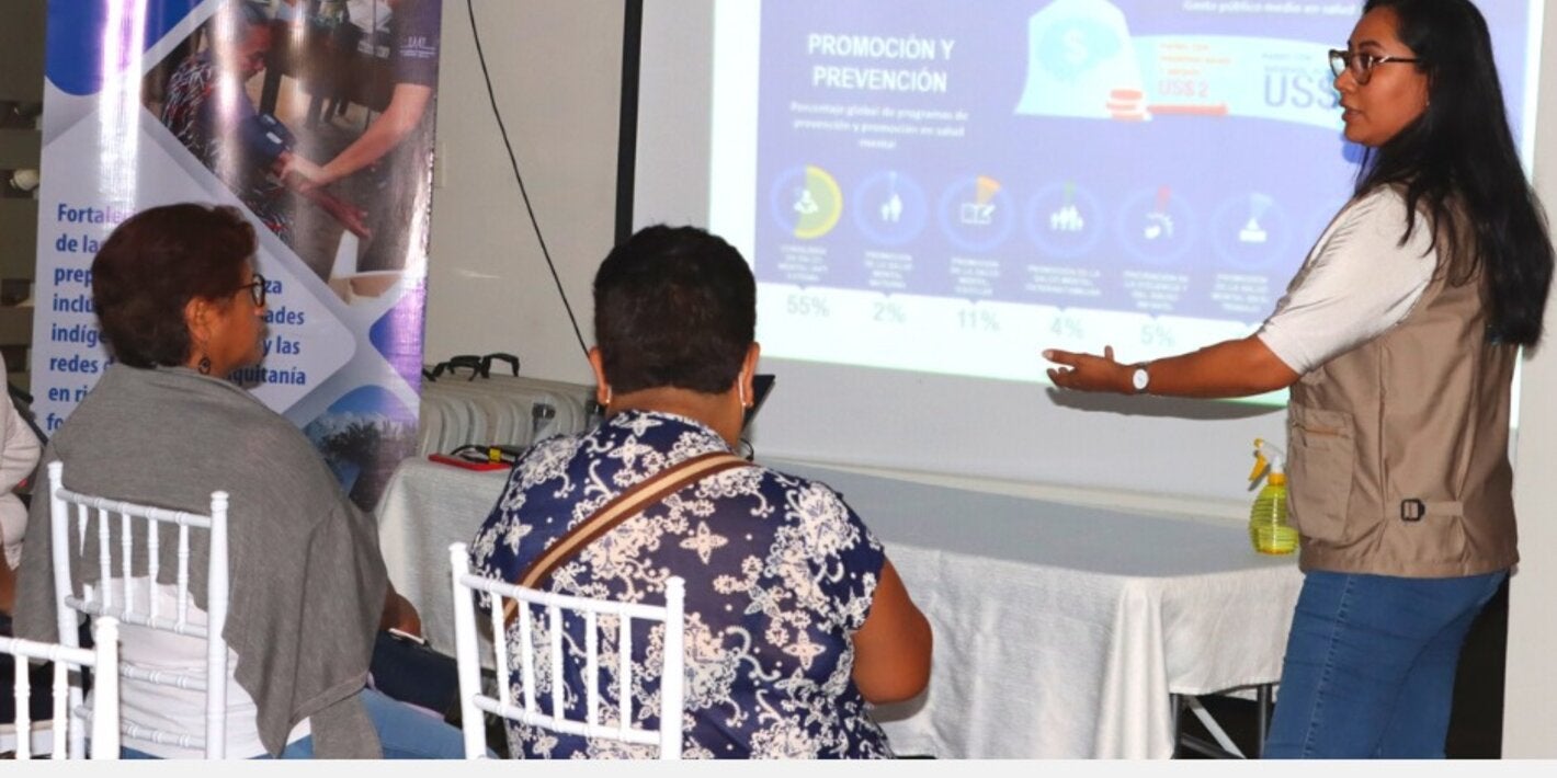 Capacitación en salud mental a profesionales de salud