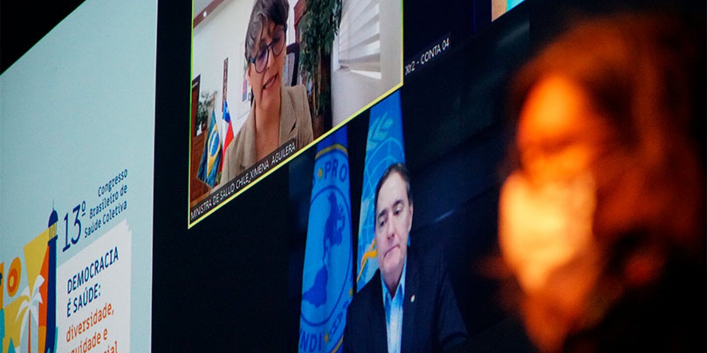 Dr. Jarbas participou remotamente do evento