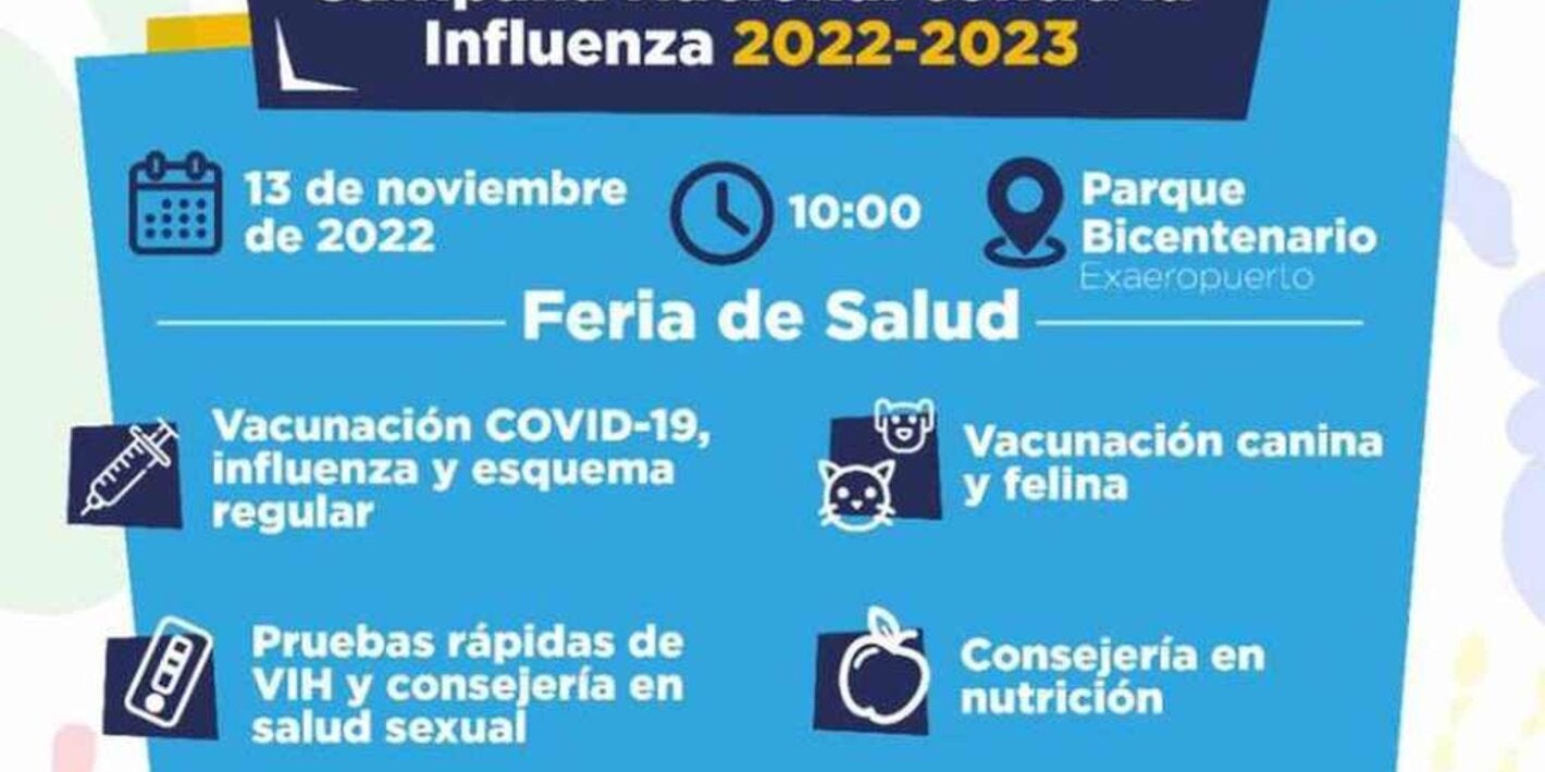 Ecuador presentará la Campaña Nacional de Vacunación contra la Influenza que llegará a más de 4.8 millones de personas