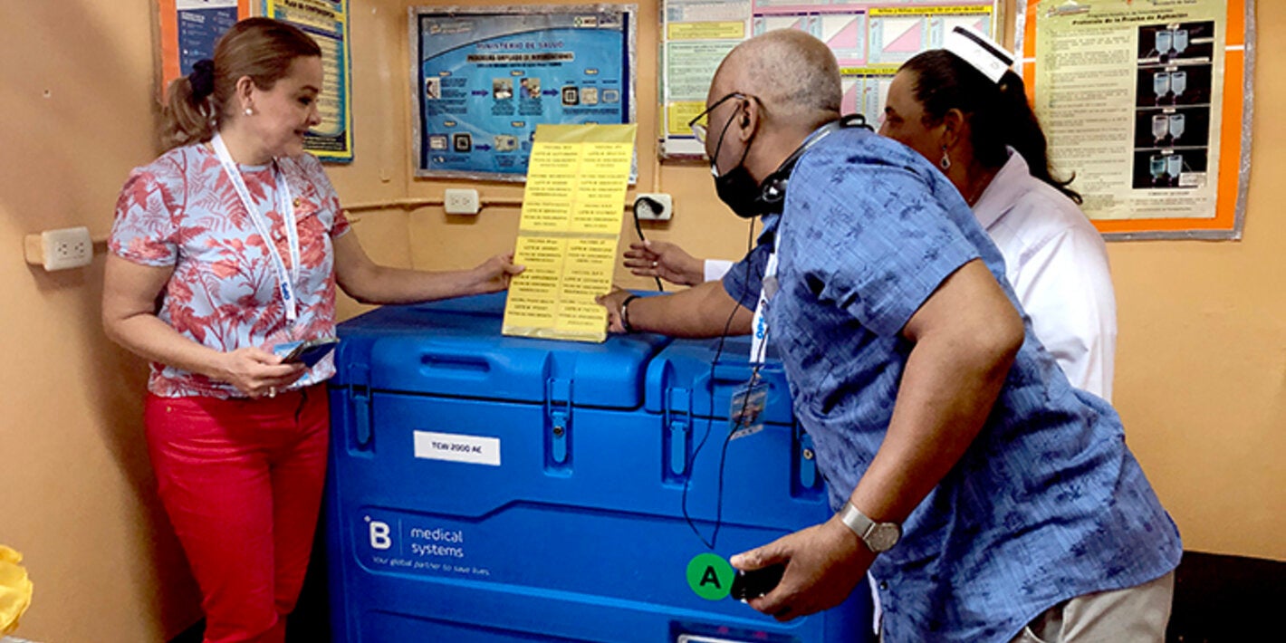 Cadena de frío en Nicaragua