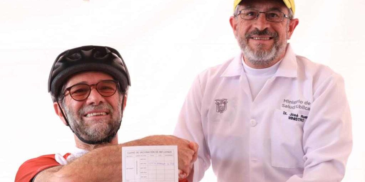 Ecuador conmemora 120 años de la OPS y Día de la Salud Universal con una cicleada y feria