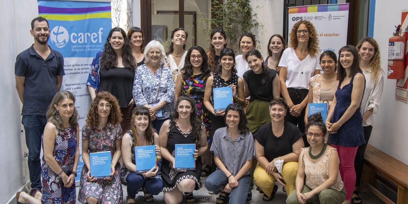 Las violencias por motivos de género fue el eje de un encuentro entre la OPS y la Comisión Argentina de Refugiados y Migrantes