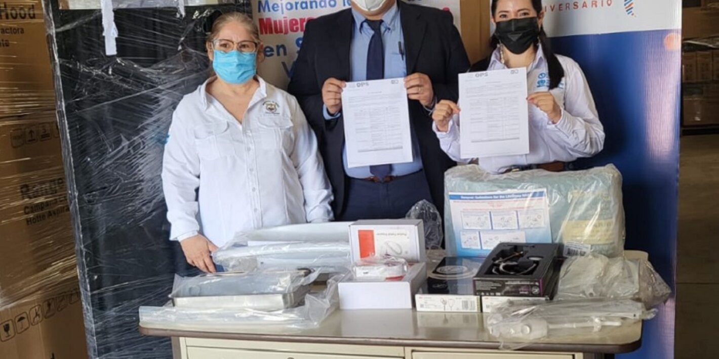 Donación de insumos de SSR a 5 regiones sanitarias