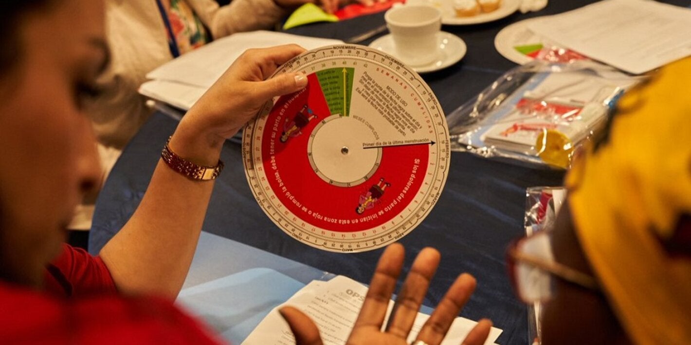 Usando tecnologías perinatales durante el taller