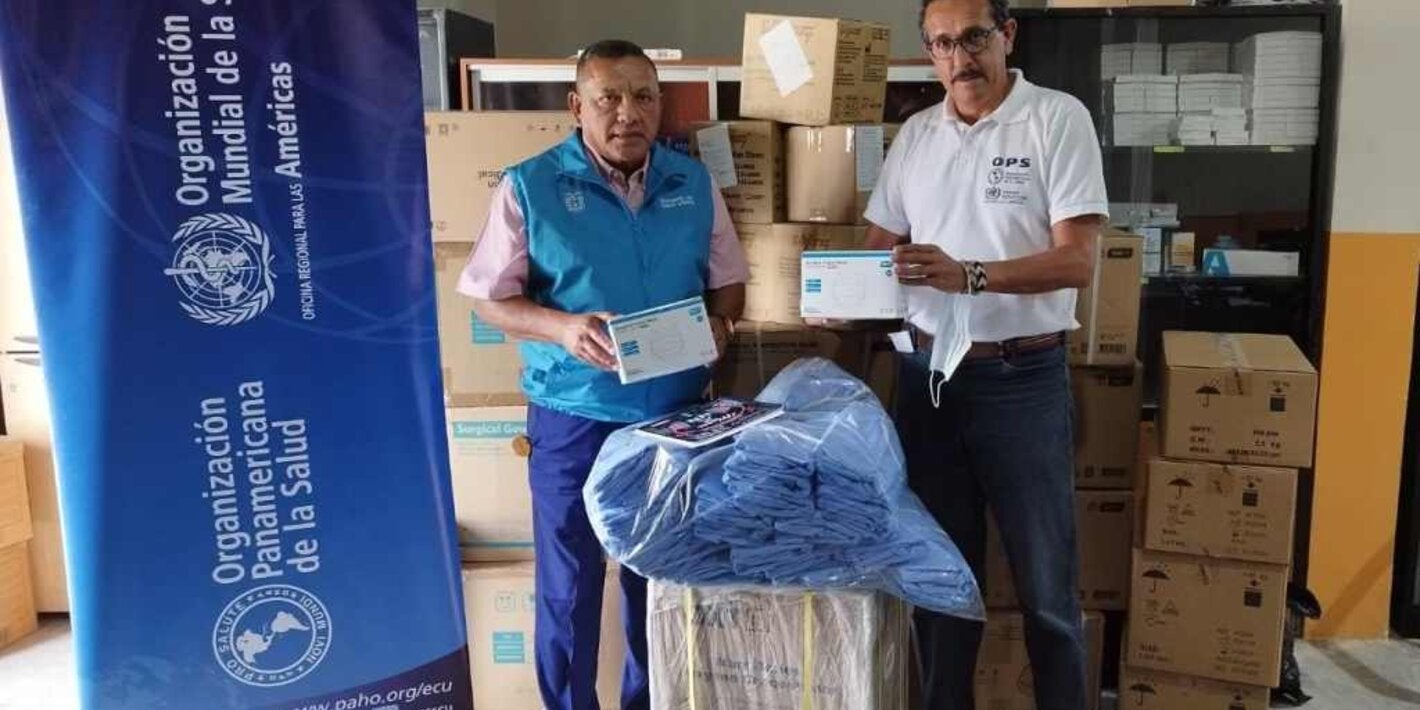 Ecuador: Más de 26000 personas atendidas en zonas de difícil acceso y más de 3700 profesionales capacitados en lucha contra la COVID-19