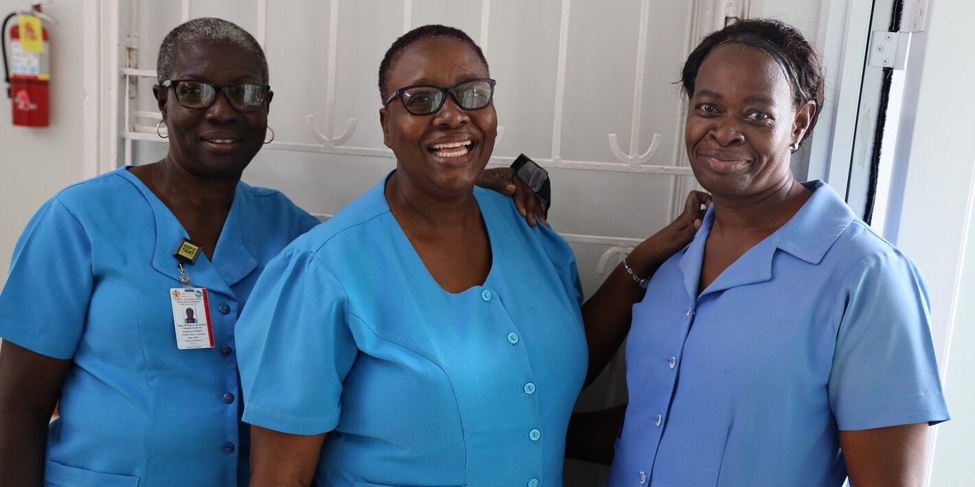 Smiling Nurses at the Port Antonio Health Centre