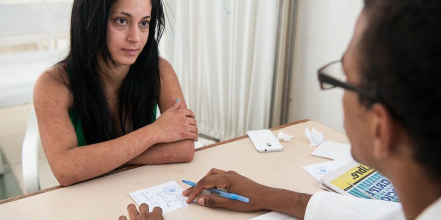 Paciente con chikunguna en cita médca