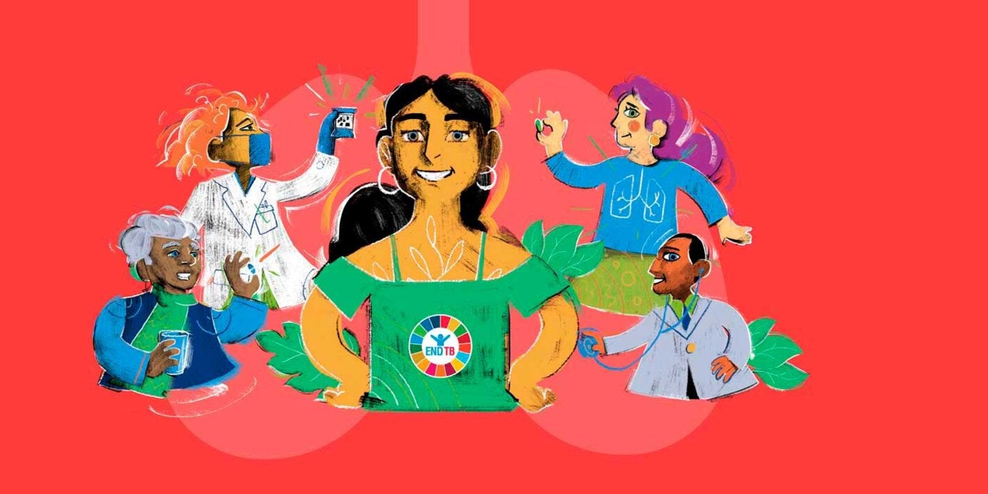 Mujer, trabajadores de slaud, pulmones