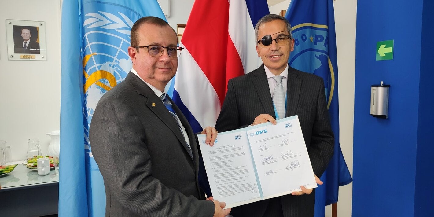 Dr. Jorge Victoria y el Dr. Alfonso Tenorio, nuevo Representante