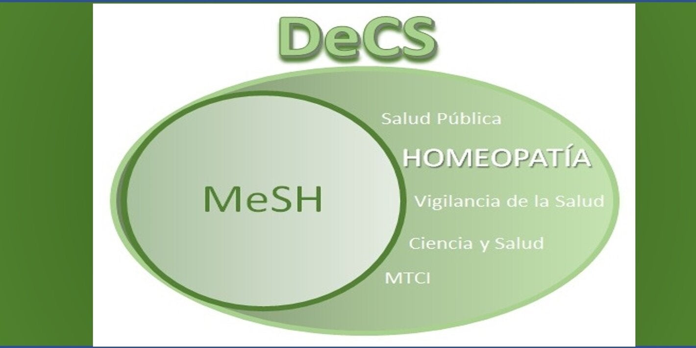 Categoría Homeopatia del DeCS