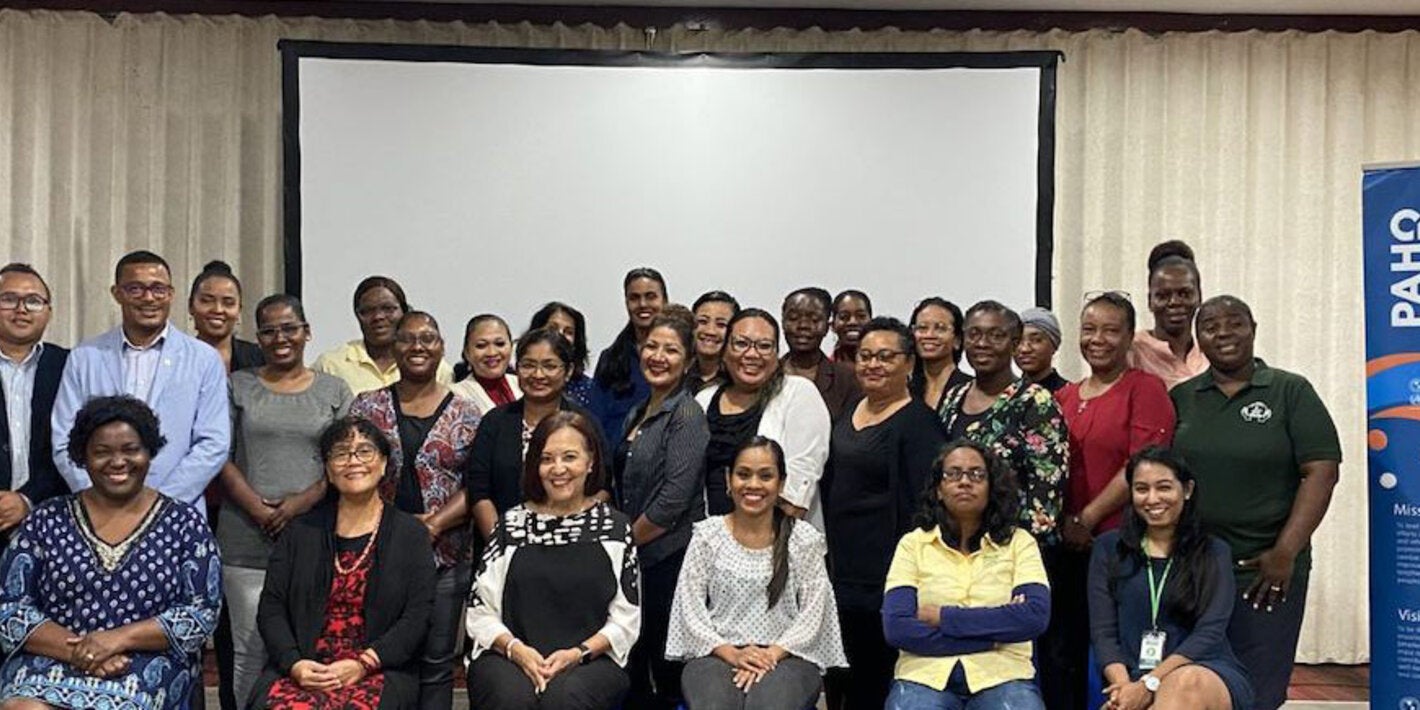  Group picture during successful workshop on ESAVI Surveillance in Suriname 