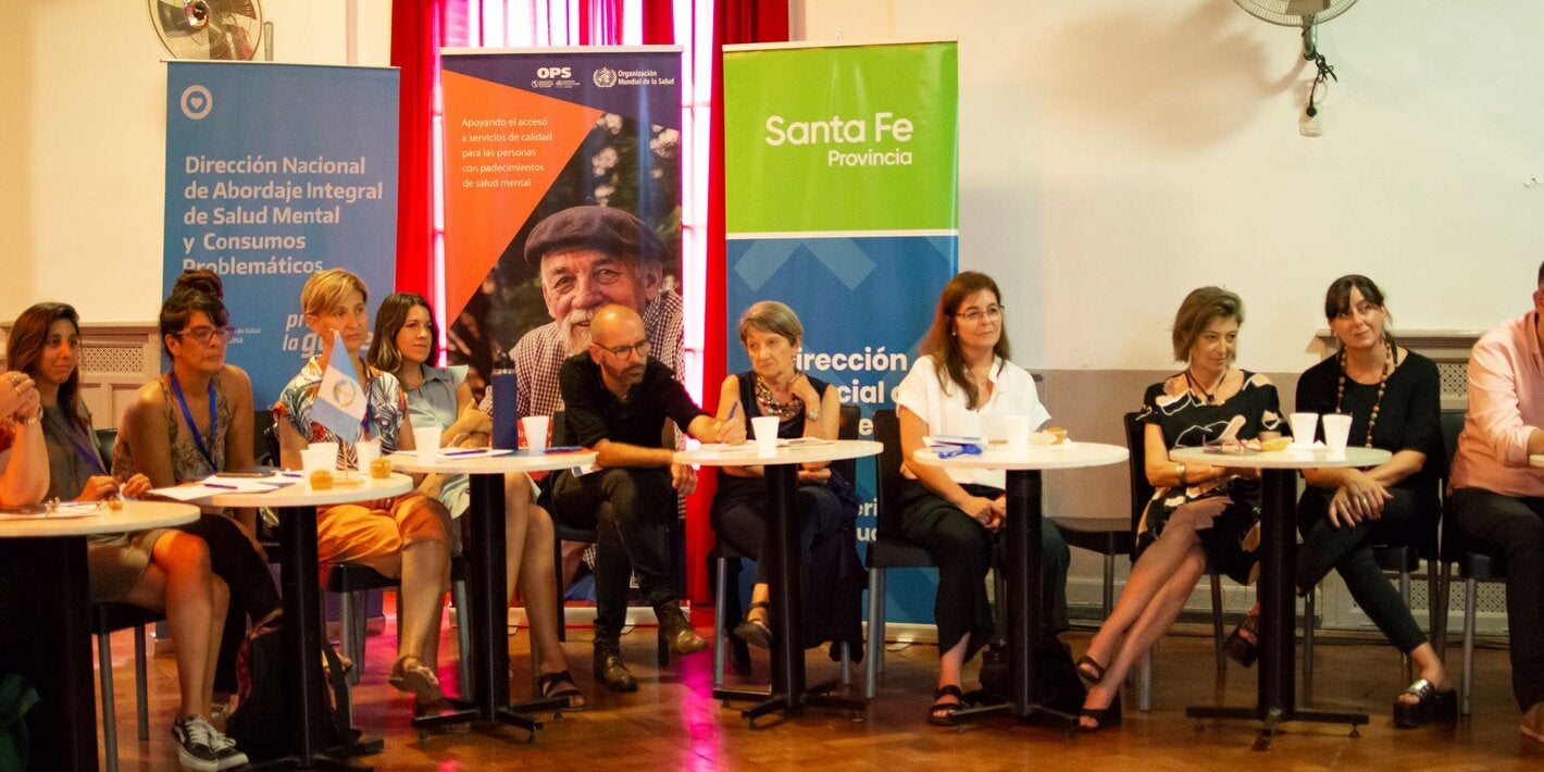 Foto sobre el segundo encuentro de la iniciativa Especial en Salud Mental en Santa Fe