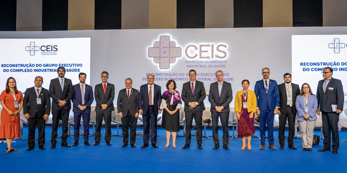 Evento de criação do criação do Grupo Executivo do Complexo Econômico-Industrial da Saúde (GECEIS)