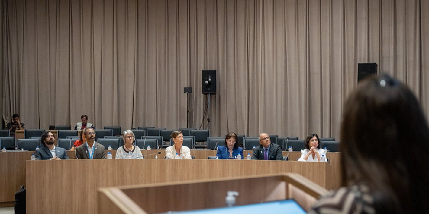 Lançamento - mesa de autoridades
