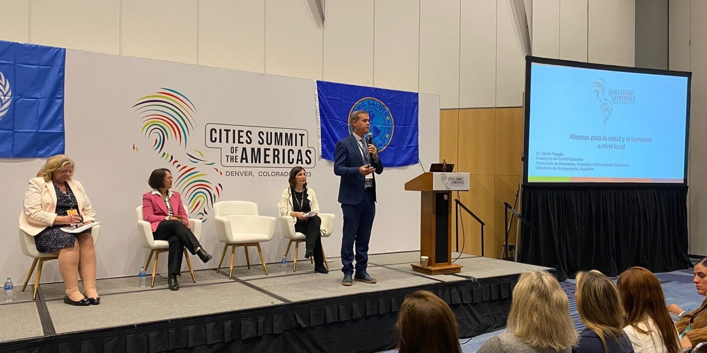 Participación de la OPS en la Cumbre de las Ciudades de Denver 2023
