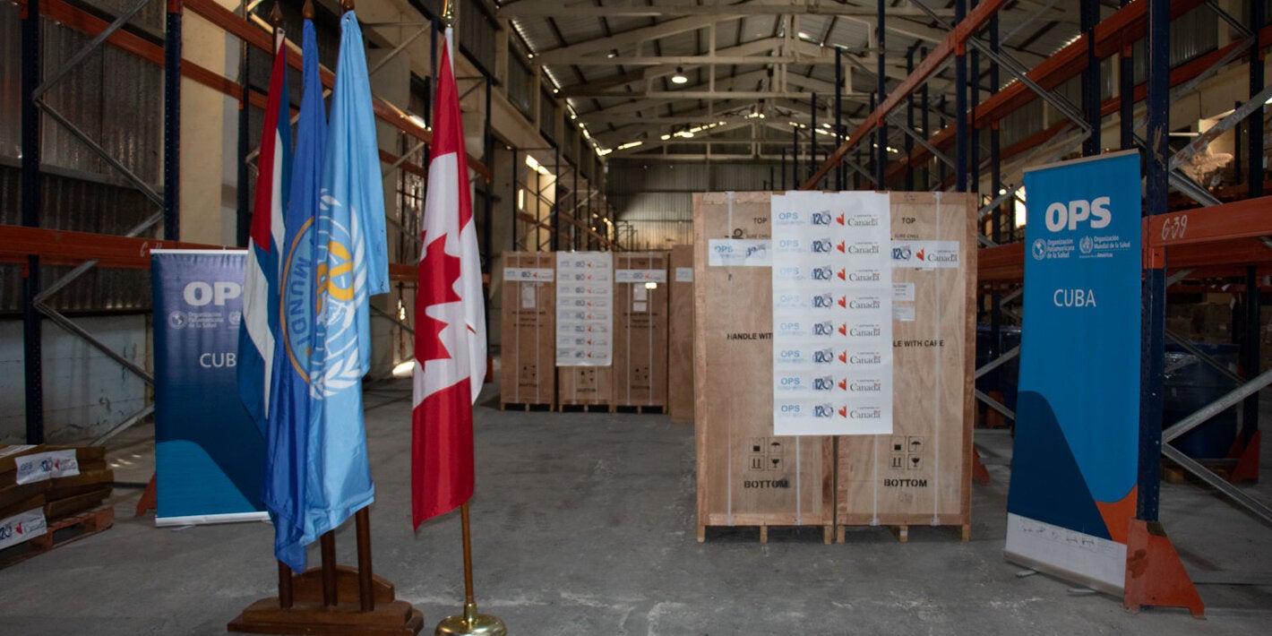 Donación de 321 refrigeradores precalificados donados por Canadá a Cuba