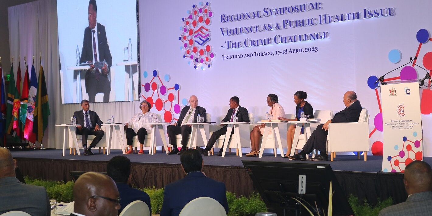 The panel for Violence as a Public Health Issue.