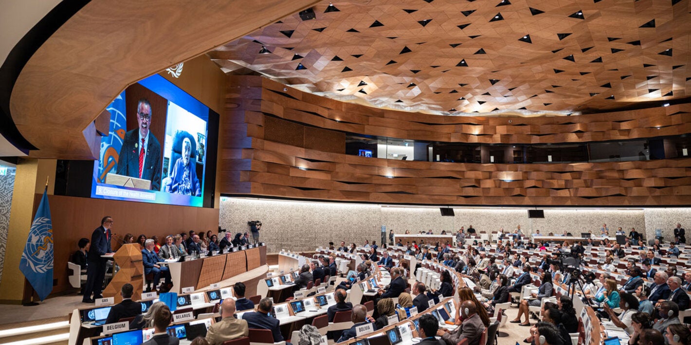 Clausura de la 76a Asamblea Mundial de Salud