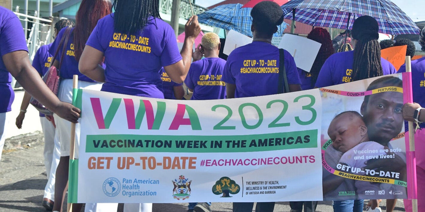 VWA march in Antigua and Barbuda