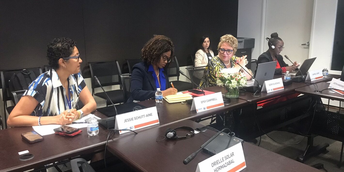 Sesión de consulta con el Foro Permanente.