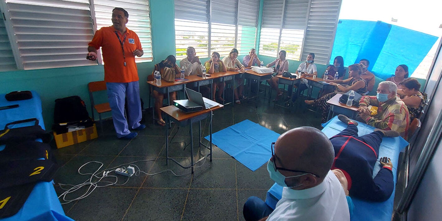 Taller sobre emergencia obstétricas en Cuba 2023