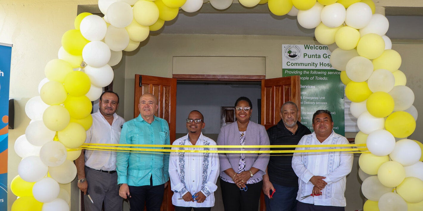 Handover of the Punta Gorda Community Hospital now a retrofitted smart health care facility