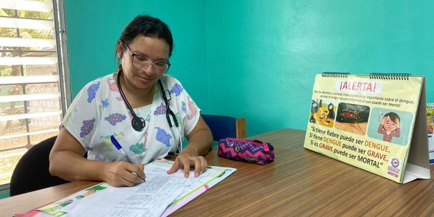 Dra. Karen García, establecimiento de salud Chachahuala, Omoa, Córtes