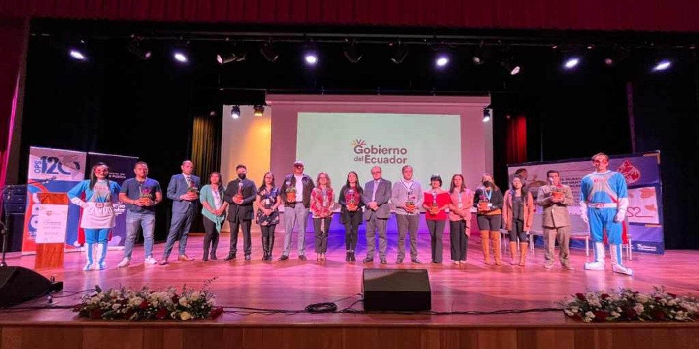 Ecuador conmemoró el Día Mundial del Donante de Sangre impulsando a más personas a donar gratuita y periódicamente