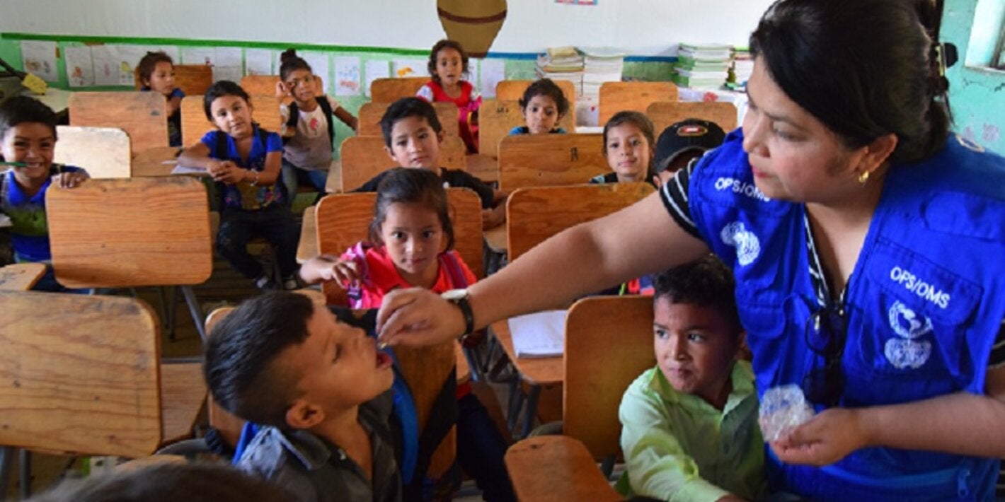 Campaña de desparasitación a escolares 2023