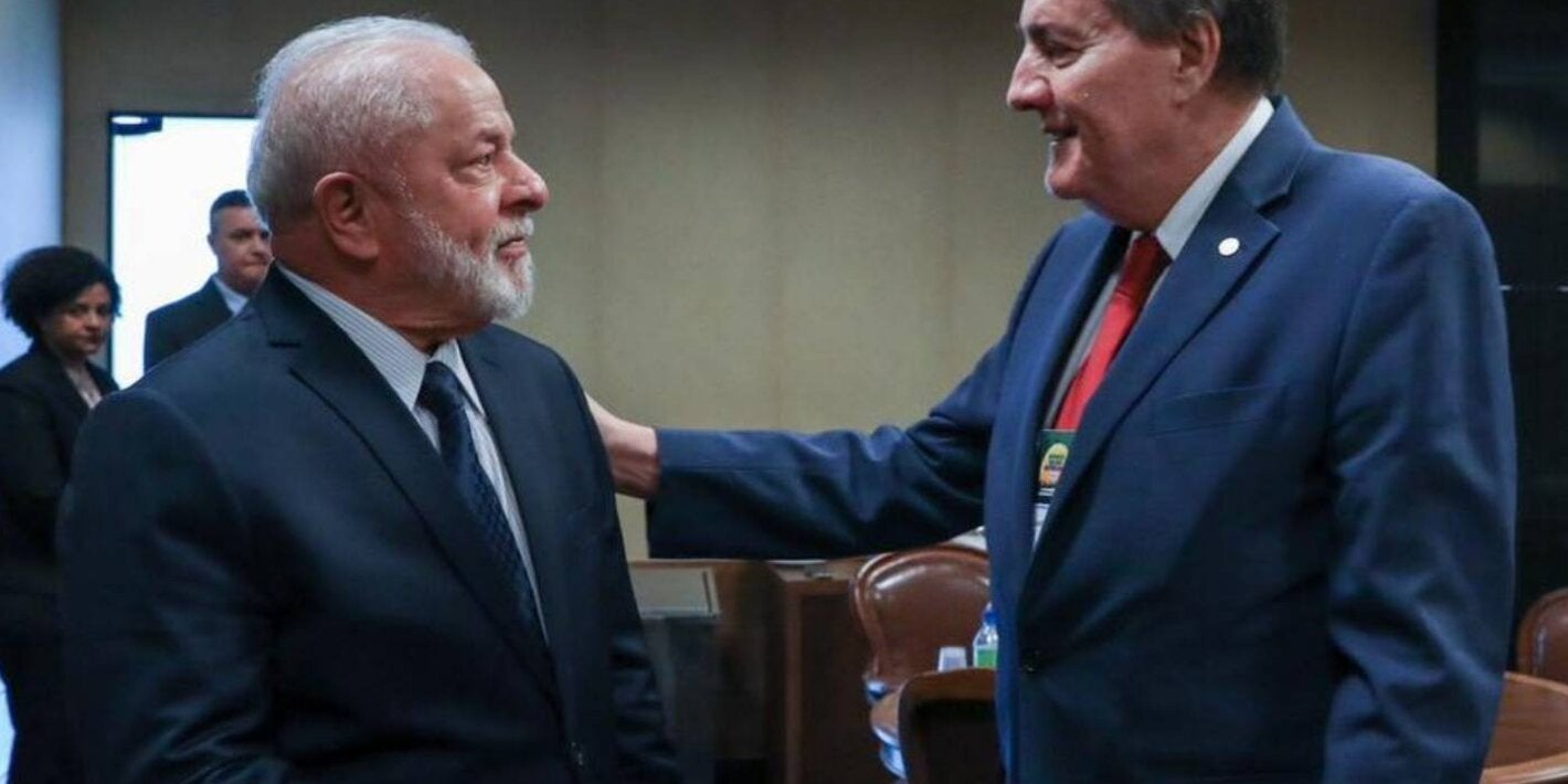 Dr. Jarbas Barbosa and President Luiz Inácio Lula da Silva of Brazil