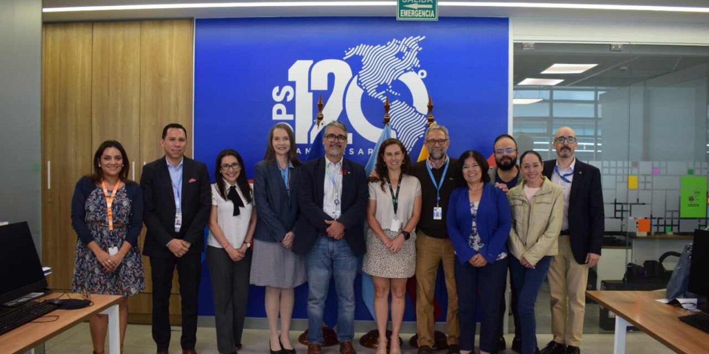 OPS/OMS aborda temas de cooperación en salud pública con el Municipio de Quito