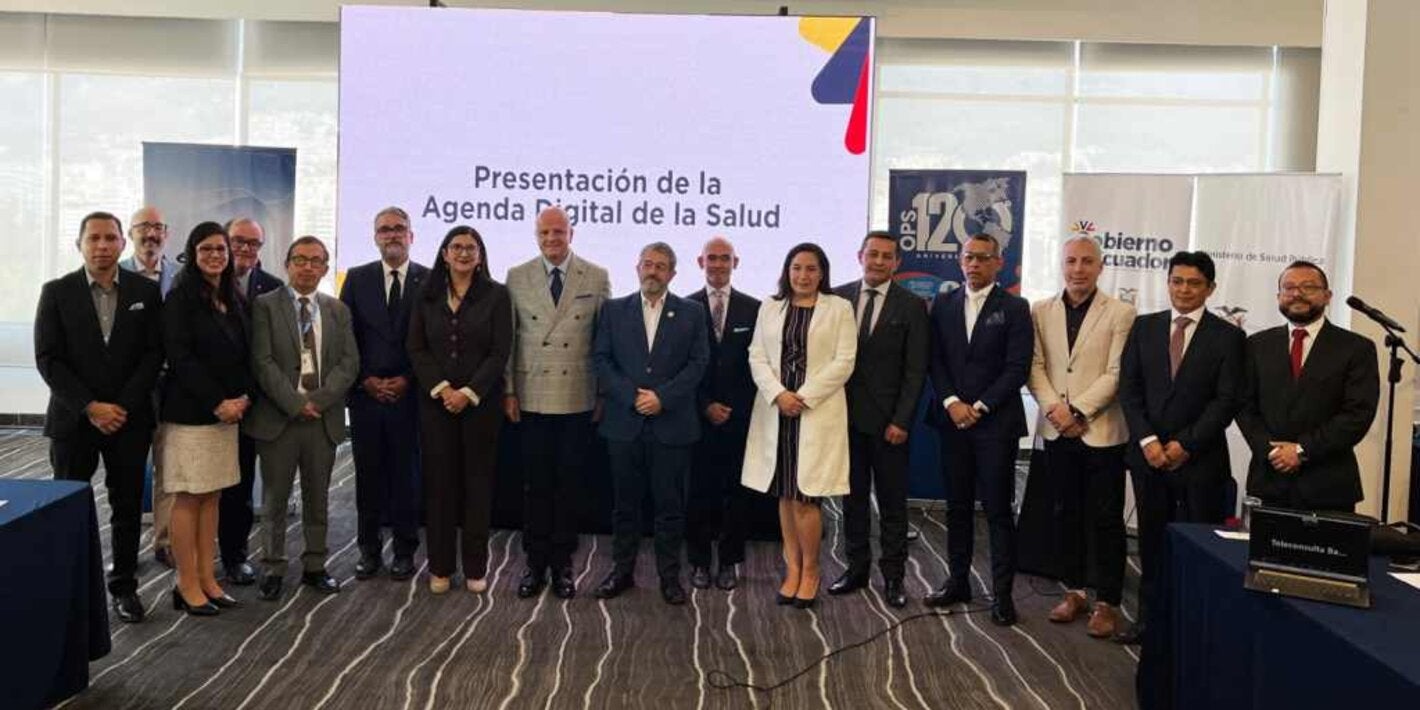 Con cooperación de OPS/OMS, Ecuador inició la transformación digital en salud