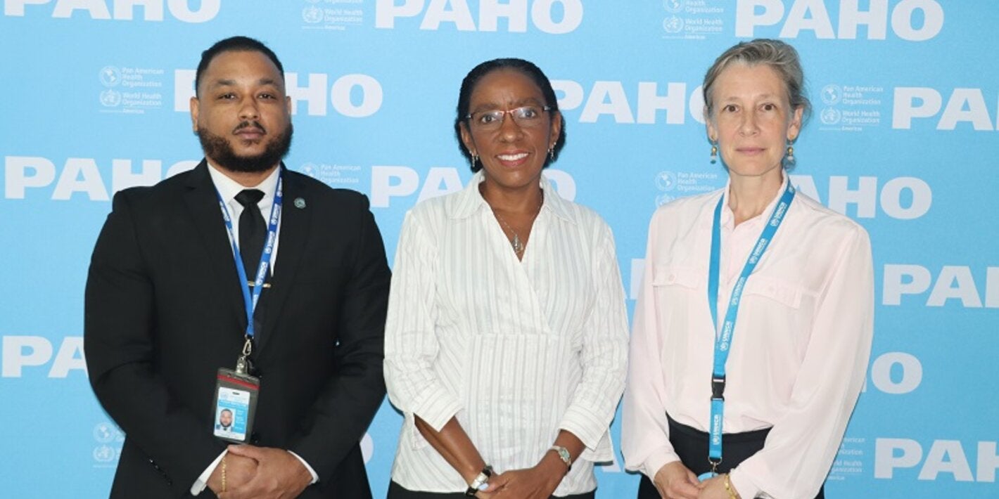 UNHCR representatives make Courtesy Call to PAHO/WHO Representative in The Bahamas.